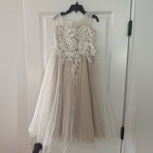David's Bridal Flower Girl Dress